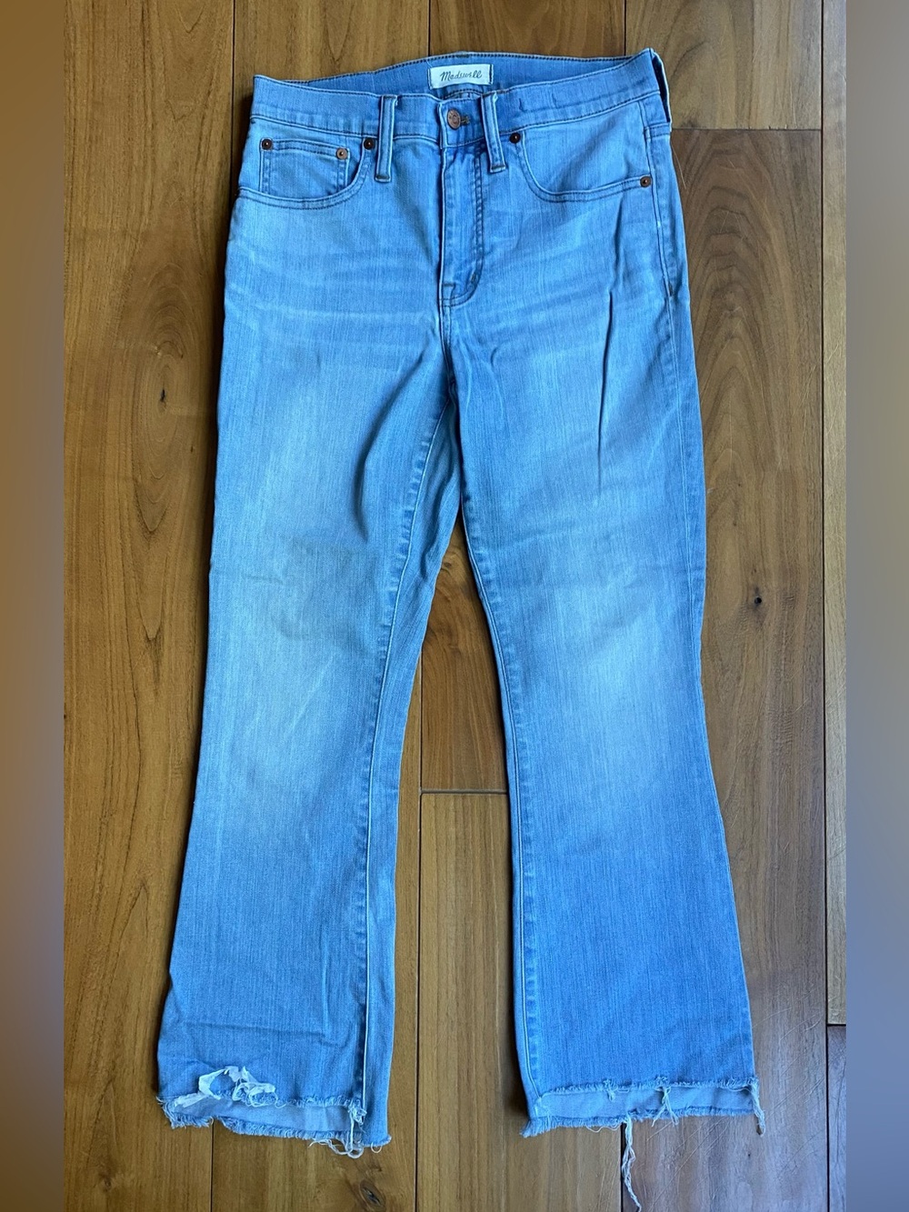 Madewell Cali Denim Boot - Light Blue Jeans